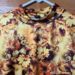 SHEIN Mock Neck Juniors Large Long Sleeve, 95% Polyester